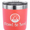 Donuts 30 oz Stainless Steel Ringneck Tumbler - Coral - CLOSE UP
