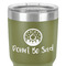 Donuts 30 oz Stainless Steel Ringneck Tumbler - Olive - Close Up
