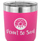 Donuts 30 oz Stainless Steel Ringneck Tumbler - Pink - CLOSE UP