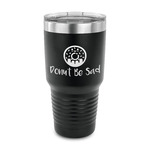 Donuts 30 oz Stainless Steel Tumbler - Black - Single Sided (Personalized)