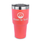 Donuts 30 oz Stainless Steel Tumbler - Coral - Single Sided (Personalized)
