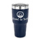 Donuts 30 oz Stainless Steel Ringneck Tumblers - Navy - FRONT