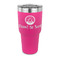 Donuts 30 oz Stainless Steel Ringneck Tumblers - Pink - FRONT