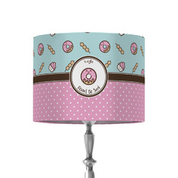 Donuts 8" Drum Lamp Shade - Fabric (Personalized)