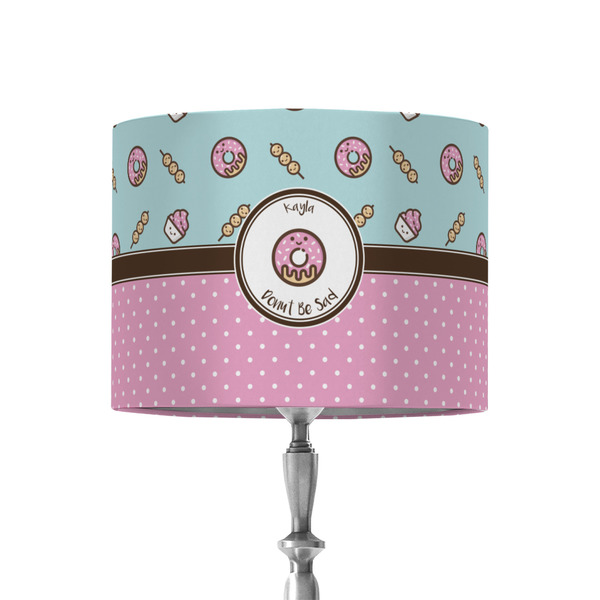 Custom Donuts 8" Drum Lamp Shade - Fabric (Personalized)