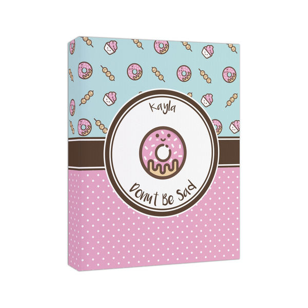 Donuts 8x10 - Canvas Print - Angled View