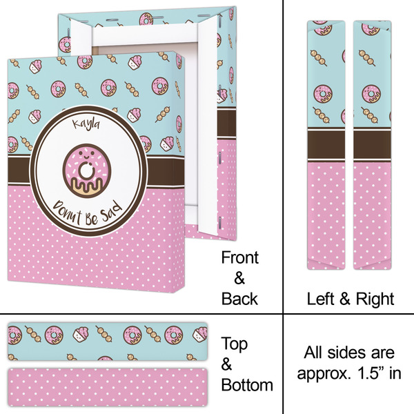 Donuts 8x10 - Canvas Print - Approval