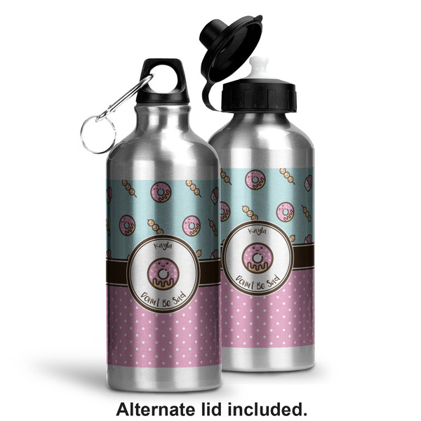 Donuts Aluminum Water Bottle - Alternate lid options