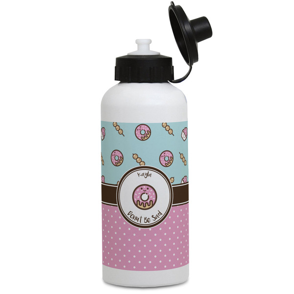 Custom Donuts Water Bottles - Aluminum - 20 oz - White (Personalized)