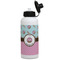 Donuts Aluminum Water Bottle - White Front