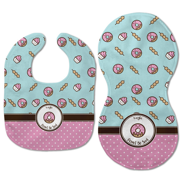 Donuts Baby Bib & Burp Set - Approval (new bib & burp)