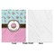Donuts Baby Blanket (Single Sided - Printed Front, White Back)