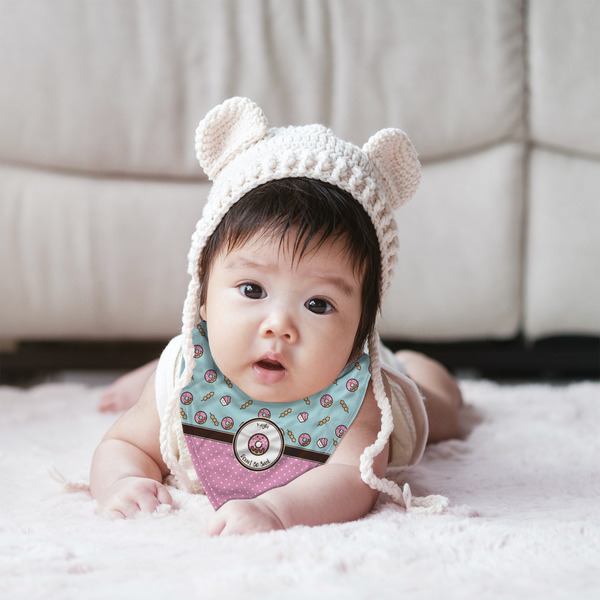 Donuts Bandana Bib - (Lifestyle 2 girl)