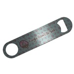 Donuts Bar Bottle Opener - Silver w/ Name or Text