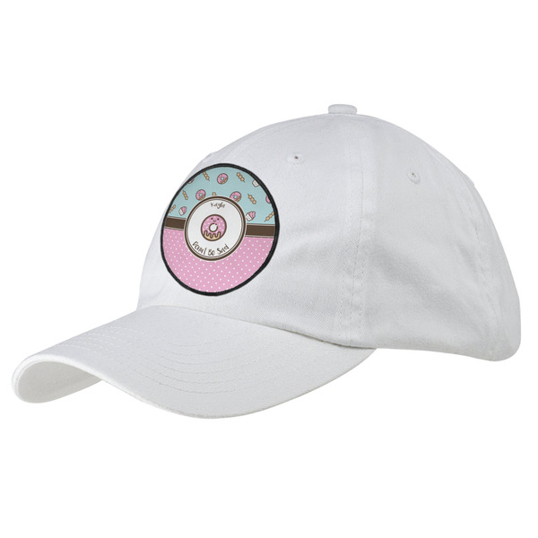 Custom Donuts Baseball Cap - White (Personalized)