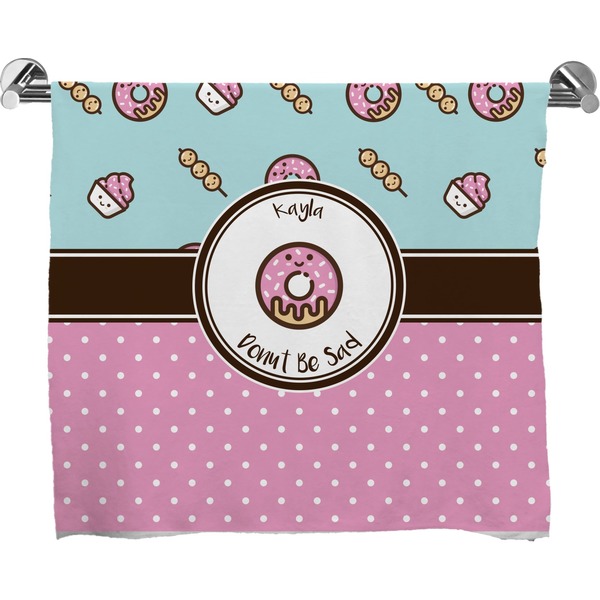 Custom Donuts Bath Towel (Personalized)