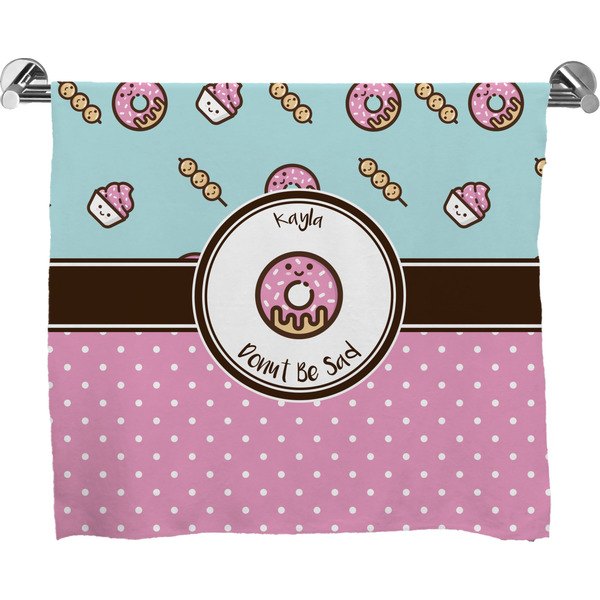 Custom Donuts Bath Towel (Personalized)