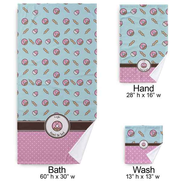 Donuts Bath Towel Sets - 3-piece - Approval