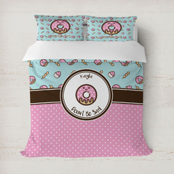 Donuts Duvet Cover Set - Full / Queen (Personalized)
