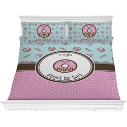 Donuts Comforter Set - King (Personalized)