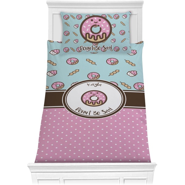 Custom Donuts Comforter Set - Twin XL (Personalized)