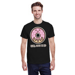 Donuts T-Shirt - Black - 3XL (Personalized)