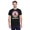 Donuts Black Crew T-Shirt on Model - Front