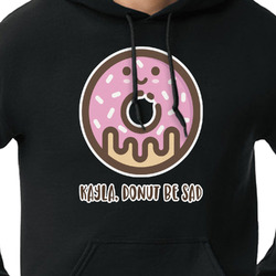 Donuts Hoodie - Black - XL (Personalized)