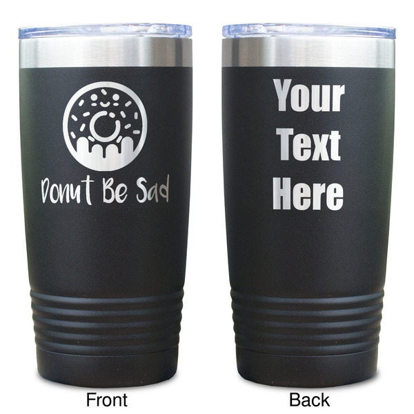 Donuts Black Polar Camel Tumbler - 20oz - Double Sided  - Approval