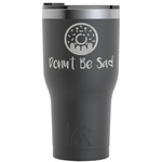 Donuts RTIC Tumbler - Black - Engraved Front (Personalized)