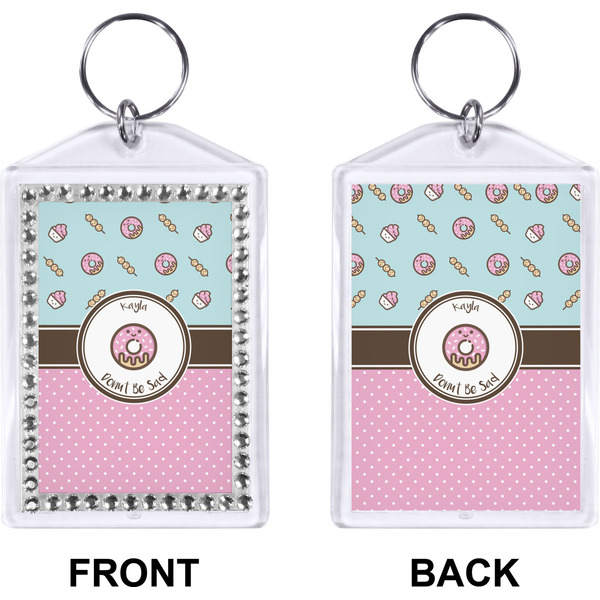 Donuts Bling Keychain (Front + Back)