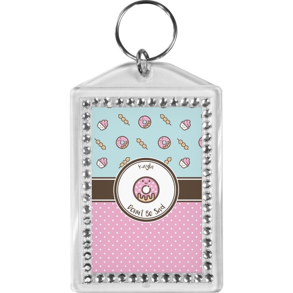 Custom Donuts Bling Keychain (Personalized)