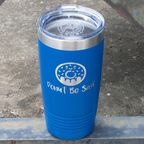 Donuts Blue Polar Camel Tumbler - 20oz - Angled