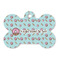 Donuts Bone Shaped Dog ID Tag - Large - Front