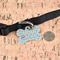 Donuts Bone Shaped Dog ID Tag - Large - In Context