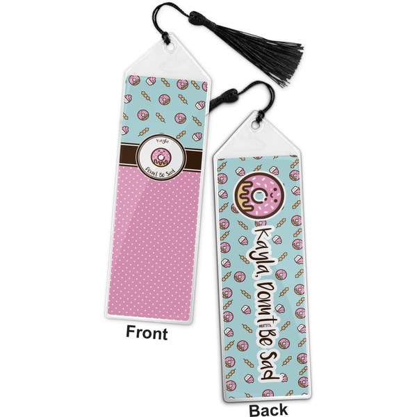 Donuts Bookmark with tassel - Front and Back