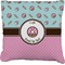 Donuts Burlap Pillow 16"