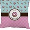 Donuts Faux-Linen Throw Pillow 18" (Personalized)