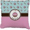 Donuts Faux-Linen Throw Pillow 26" (Personalized)