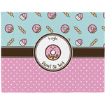 Donuts Woven Fabric Placemat - Twill w/ Name or Text