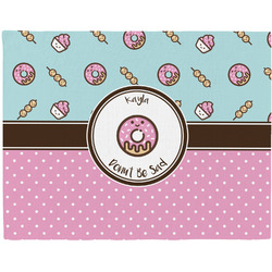 Donuts Woven Fabric Placemat - Twill w/ Name or Text