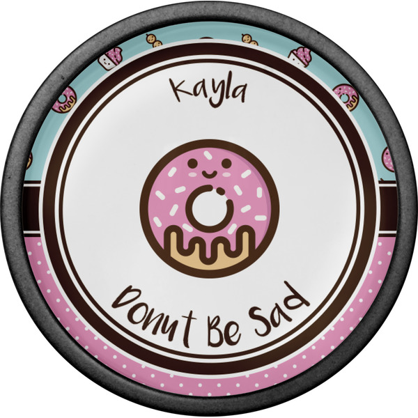 Donuts Cabinet Knob - Black - Front