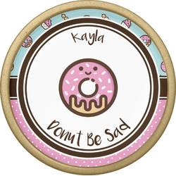 Donuts Cabinet Knob - Gold (Personalized)