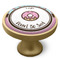 Donuts Cabinet Knob - Gold - Side