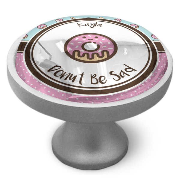Donuts Cabinet Knob - Nickel - Side