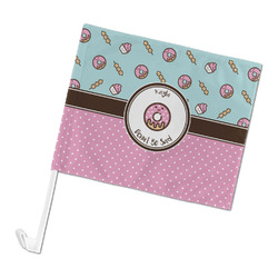 Donuts Car Flag - Large (Personalized)