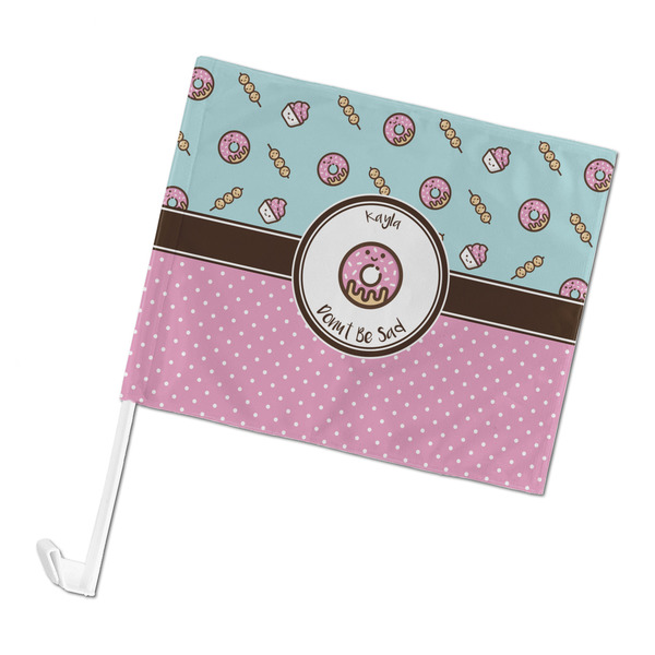 Custom Donuts Car Flag - Large (Personalized)