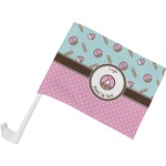 Donuts Car Flag - Small w/ Name or Text
