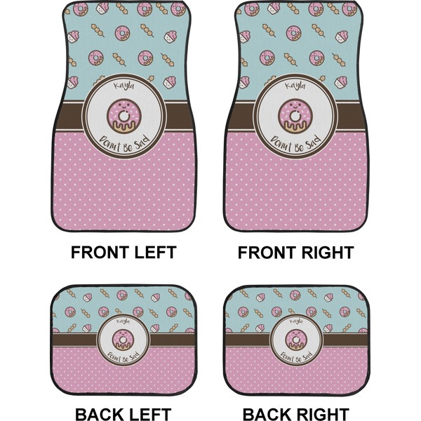 Donuts Car Floor Mats Set (2F + 2B)