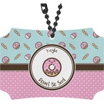 Donuts Rear View Mirror Ornament (Personalized)